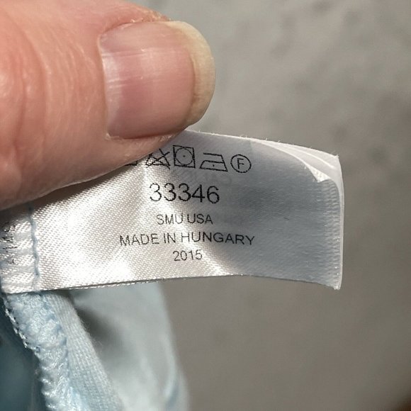 Calida Switzerland Womens Nightgown Size M Blue Long Sleeve Cotton 33346 - Picture 7 of 12